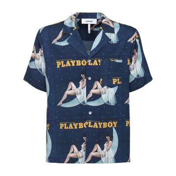 “PLAYBOY X SOULLAND MOON”保龄球衬衫