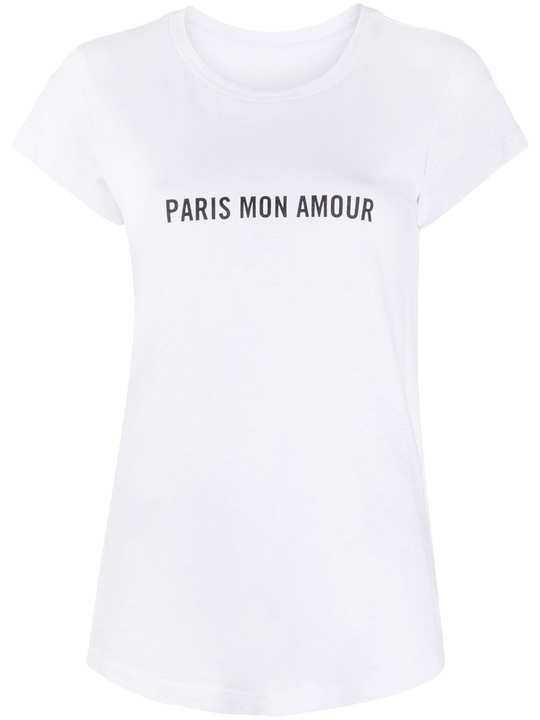 Skinny Paris Mon Amour 印花T恤展示图