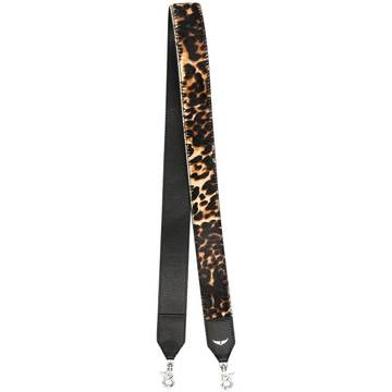 leopard print bag strap