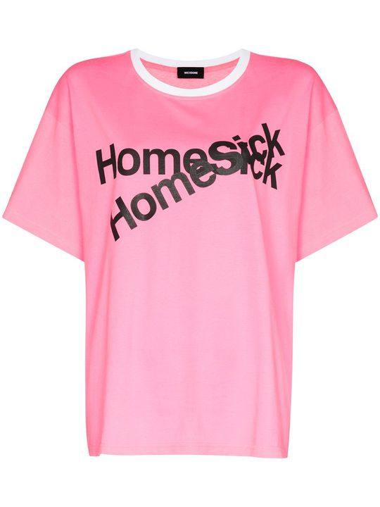 Homesick crew-neck T-shirt展示图