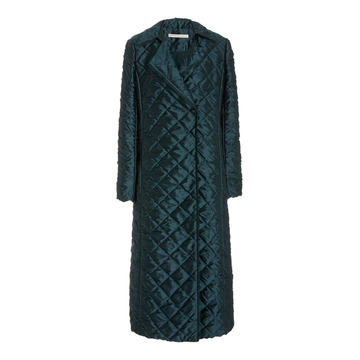 Quilted Cloque Coat