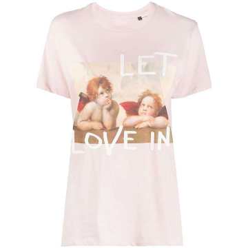 Let Love In organic cotton T-shirt