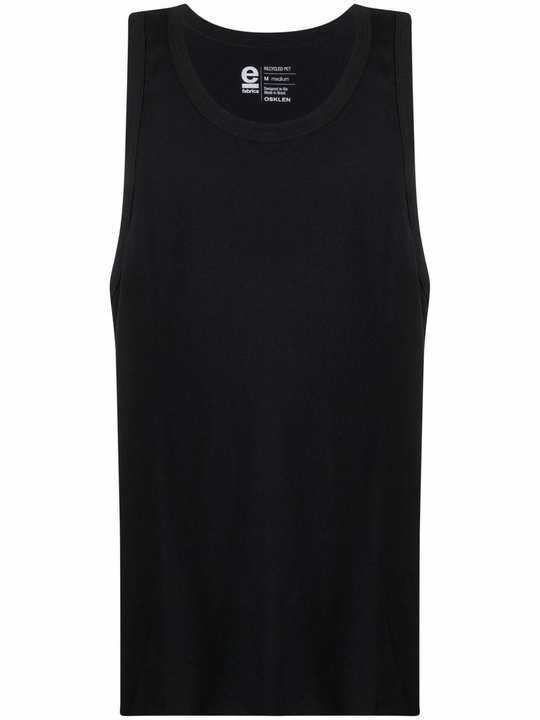 slogan-print tank top展示图