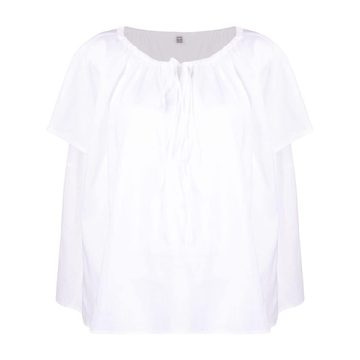 tie-fastening blouse