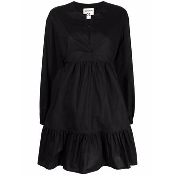 tiered cotton mini dress