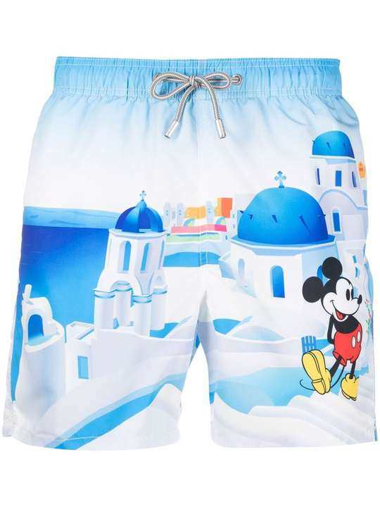 Santorini Mickey swim shorts展示图