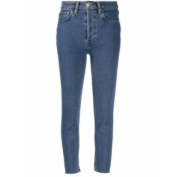 90s high-waisted skinny jeans