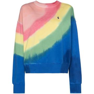 Terry tie-dye sweatshirt