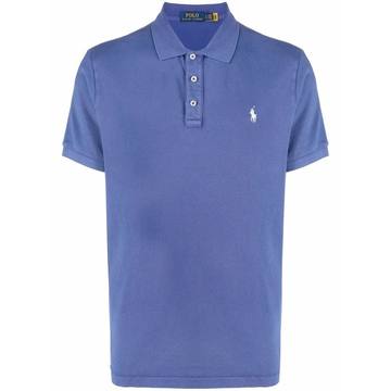 embroidered logo polo shirt