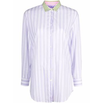 logo striped shirt