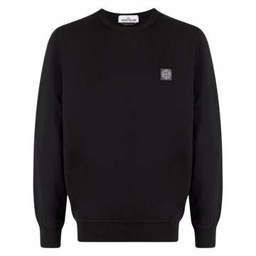 logo-patch long-sleeve sweatshirt