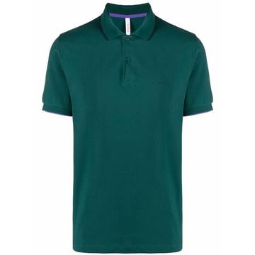 motif-embroidered polo shirt