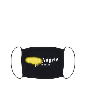 “LOS ANGELES”LOGO印花棉质口罩