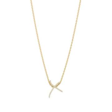 Yellow Gold and Diamond I Promise To Love You Pendant