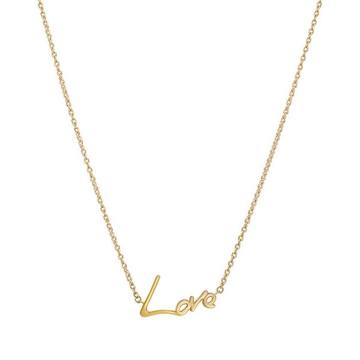 Yellow Gold Love Pendant