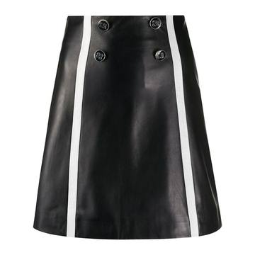 button detail skirt