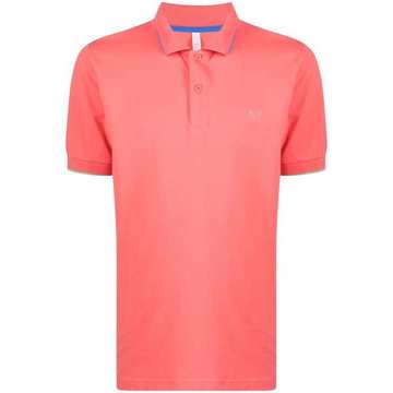 motif-embroidered polo shirt