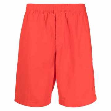 knee-length swim shorts