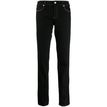 contrast stitching jeans