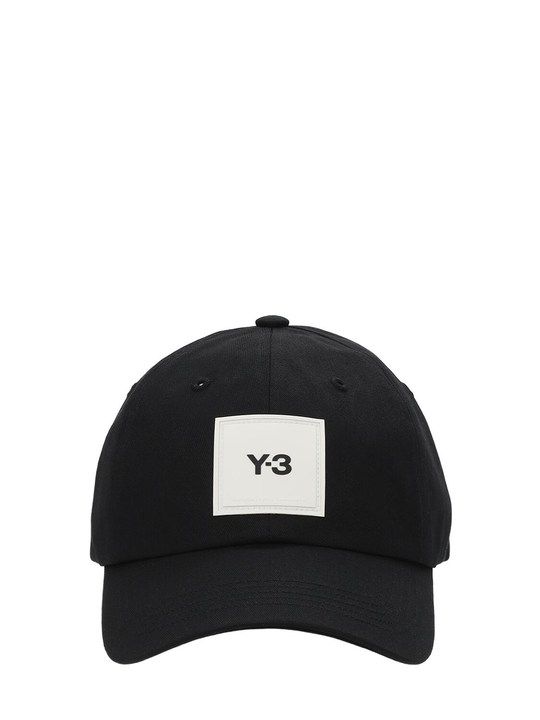 “Y-3”方形标签尼龙棒球帽展示图