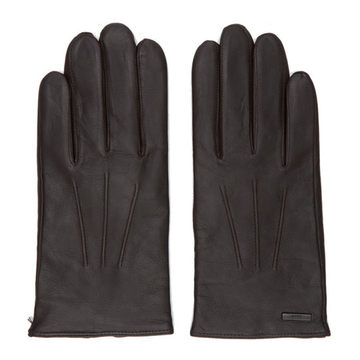 Brown Leather Hainz 2 Gloves