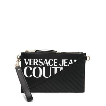 logo print clutch