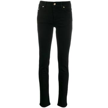 mid-rise skinny jeans