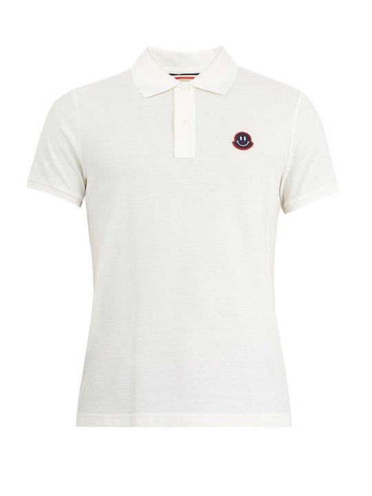 Logo-appliqué cotton-piqué polo shirt展示图