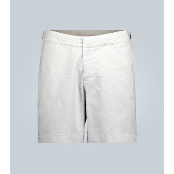 Bulldog棉质斜纹布短裤