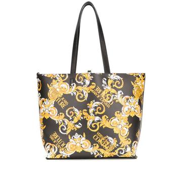 Barocco print tote bag