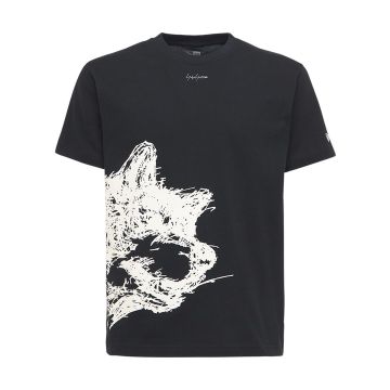 “NEW ERA DOG”印花棉质平纹针织T恤