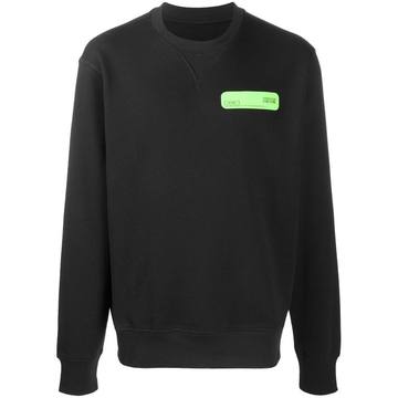 logo patch sweatshirt