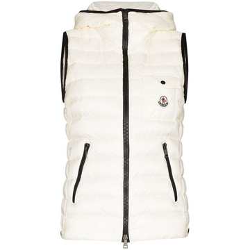 logo-patch puffer gilet