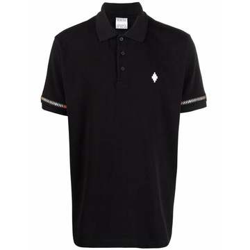 logo-embroidered polo shirt