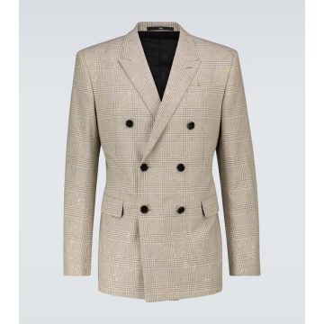羊毛混纺双排扣夹克