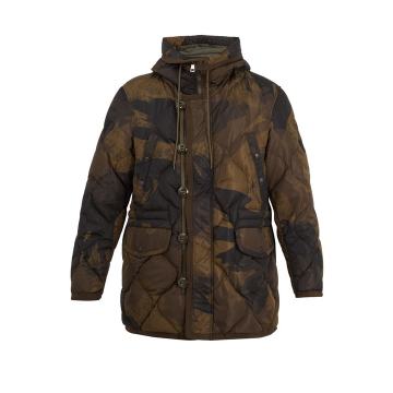Gaillon camouflage-print quilted down parka