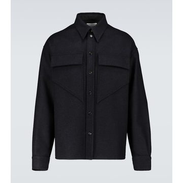 Wool overshirt