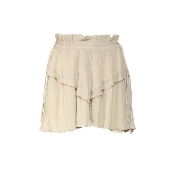 “ITELO”棉&粘胶纤维迷你短裙