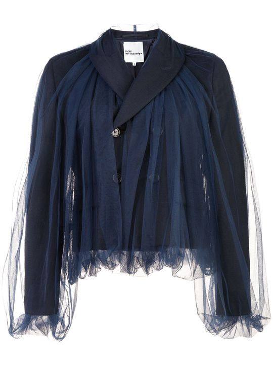 tulle overlay jacket展示图