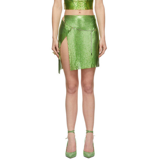 SSENSE 独家发售绿色  Winona 半身裙展示图