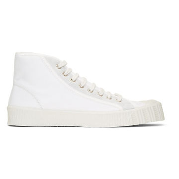 White Special Mid-Top Sneakers