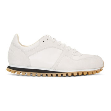 White Marathon Trail Sneakers