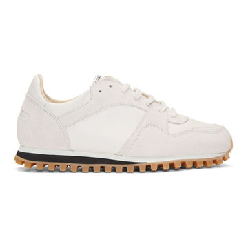 White Marathon Trail Sneakers