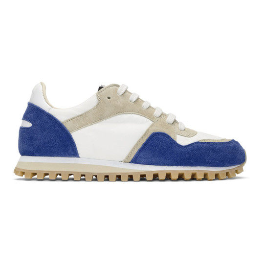 Blue & White Marathon Trail Sneakers展示图