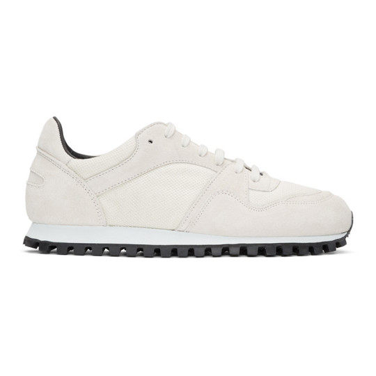 White Marathon Trail Low Mesh Sneakers展示图