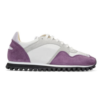 Purple Suede Marathon Trail Low Sneakers