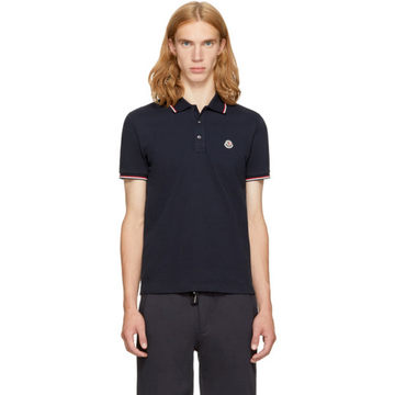 Navy Logo Polo