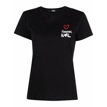 Karl logo print T-shirt