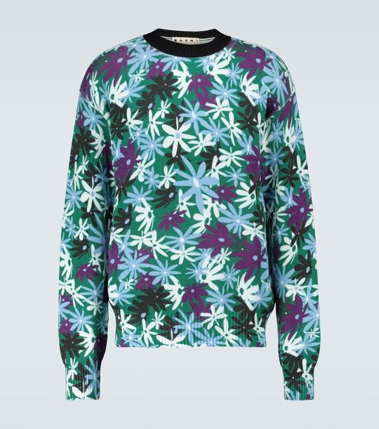 Floral printed sweater展示图