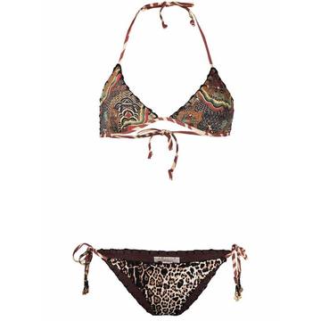 Melissa animal-print bikini set